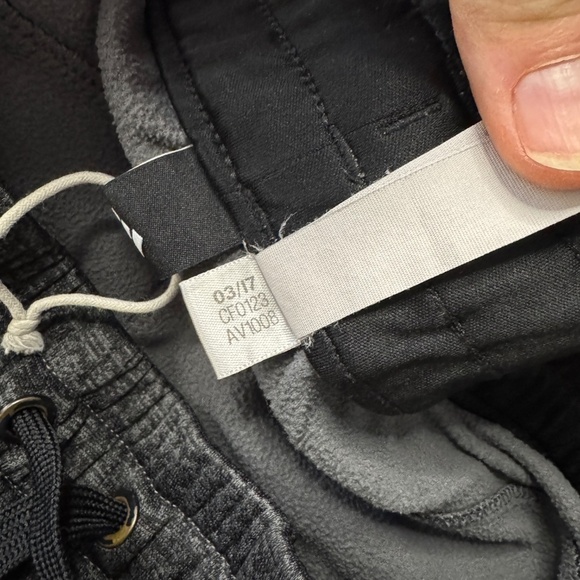 Adidas Women's Athletic Jogger Sweatpants Marled Gray Size Small Athleisure - Picture 11 of 16